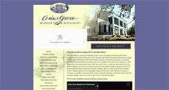 Desktop Screenshot of cedargroveinn.com